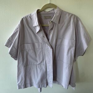 Everlane Light Purple Casual Button Down Shirt